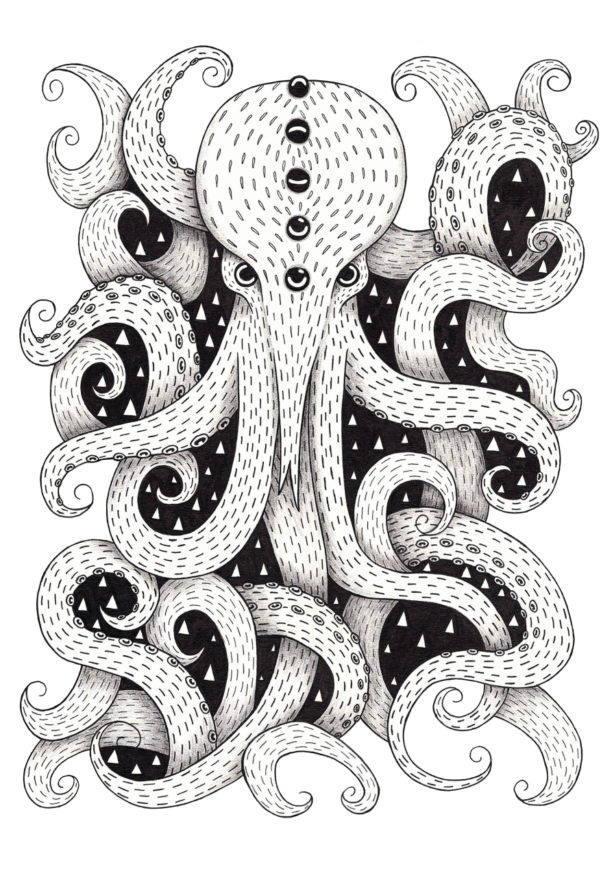 The Kraken (Signed Print)