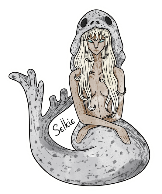 Celtic Folklore: Selkie (vinyl sticker)