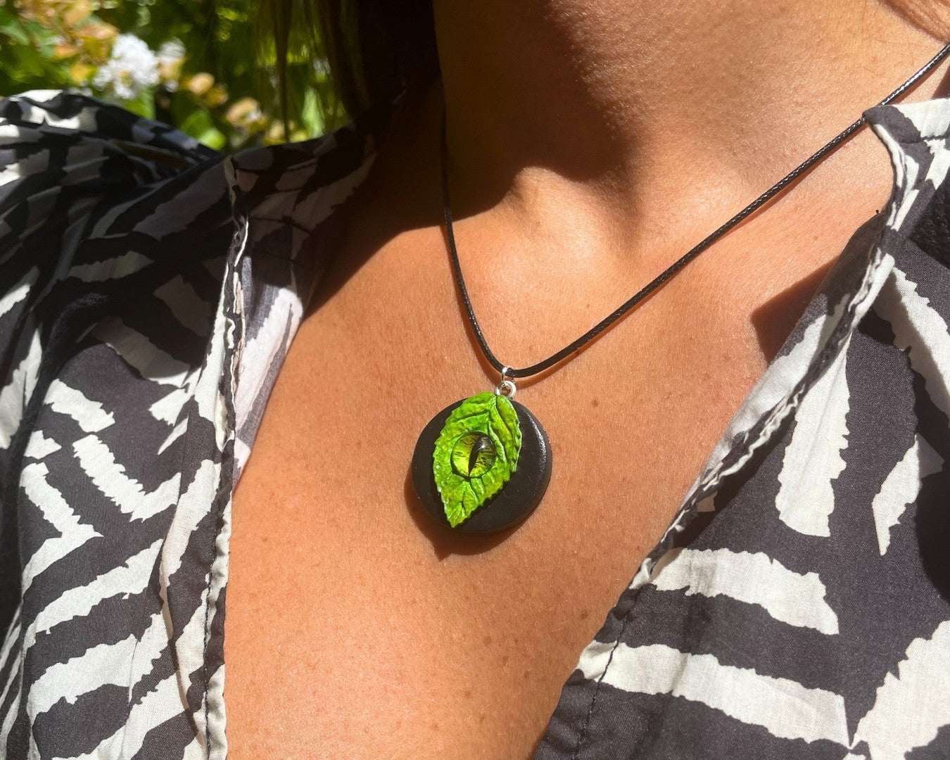 Leaf Creature Necklace