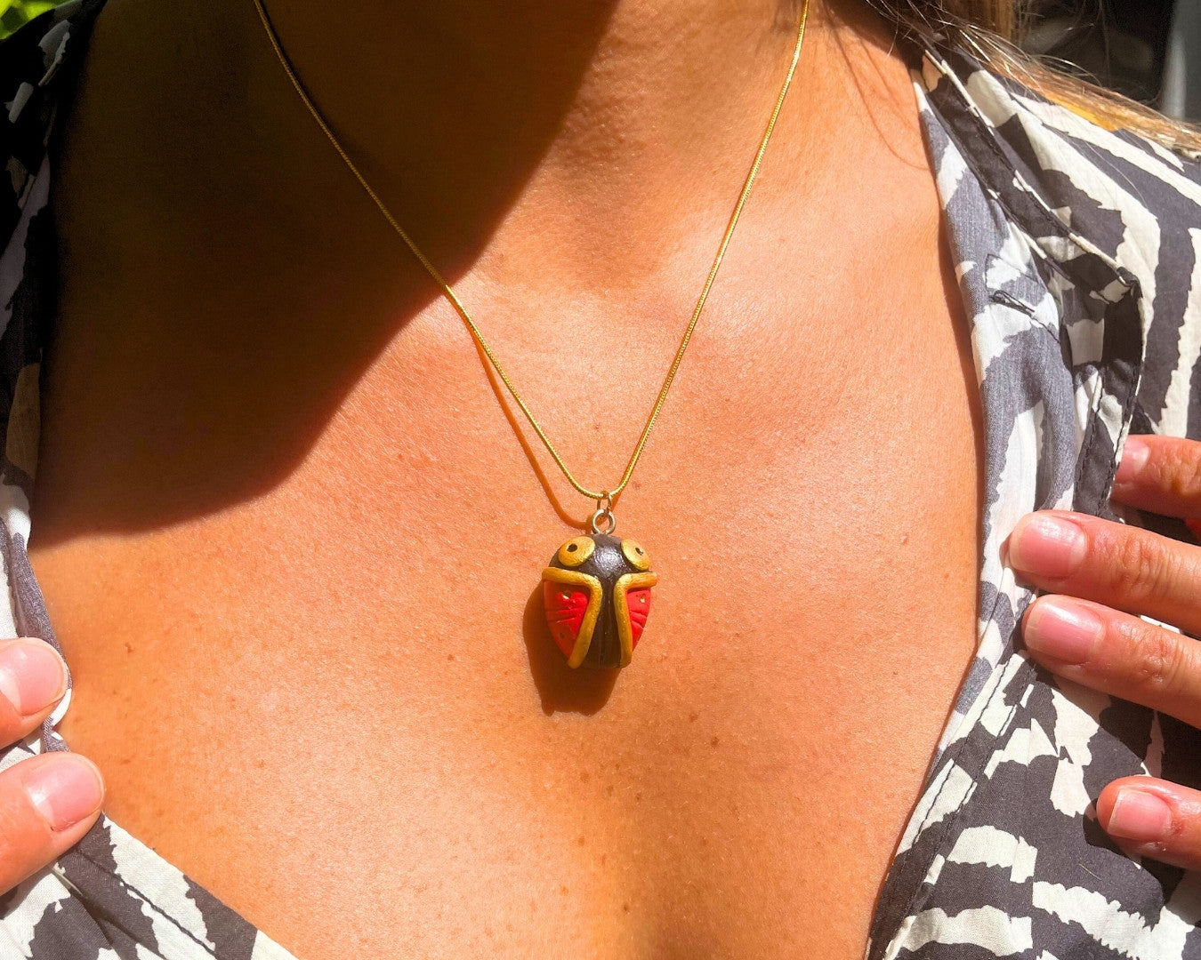 Beetle Necklace